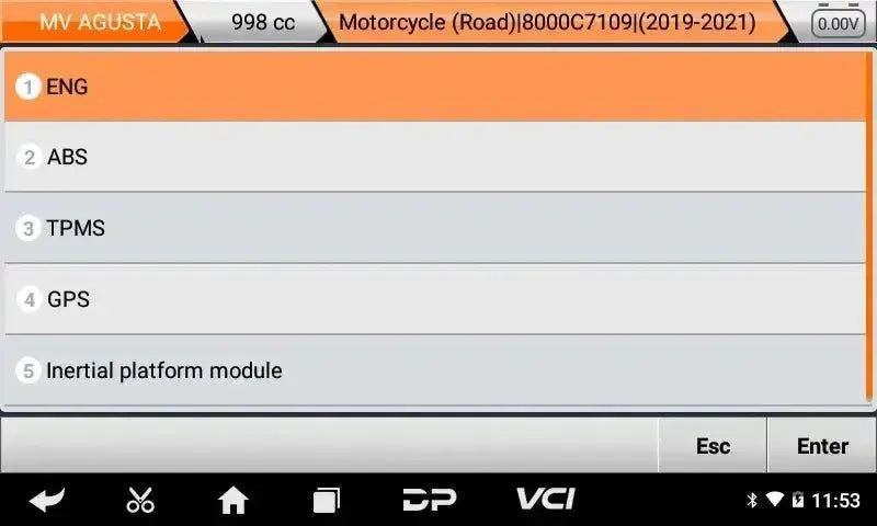 OBDSTAR IScan MV Agusta Motocykl Tester diagnostyczny