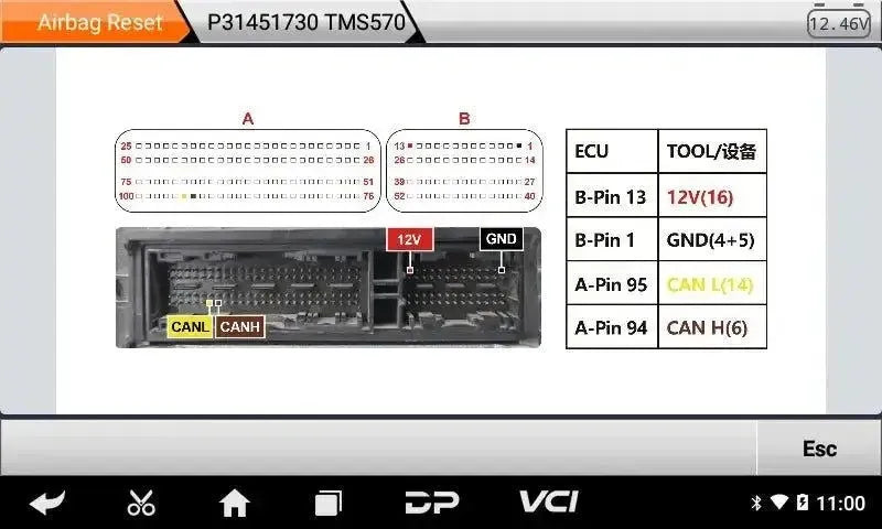 OBDSTAR P50 Programator danych z wypadków