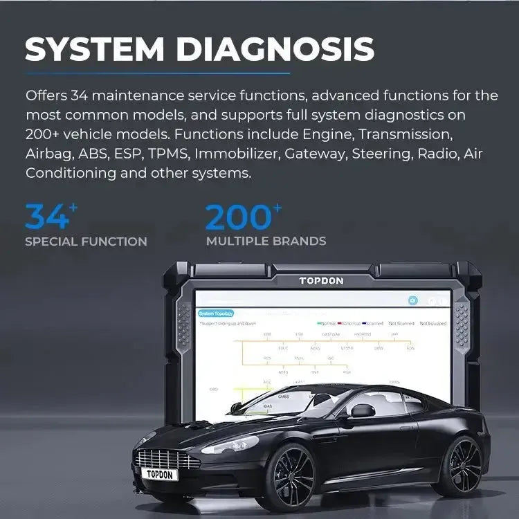 Topdon Phoenix Elite Samochód Tester diagnostyczny