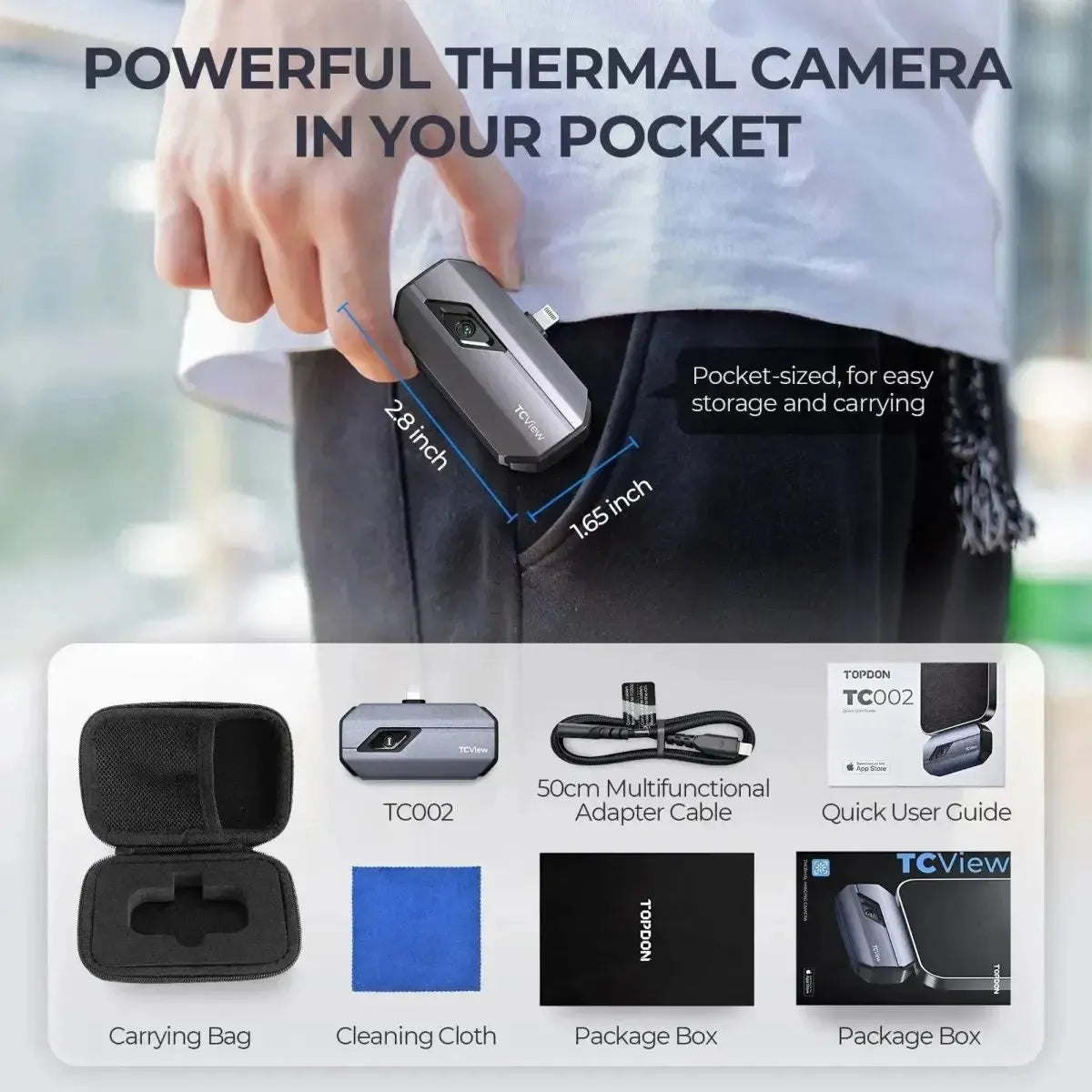 Topdon TCView TC002 kamera termowizyjna