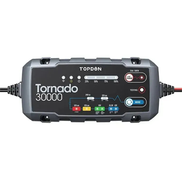 Topdon Tornado T30000 | Prostownik podtrzymujący