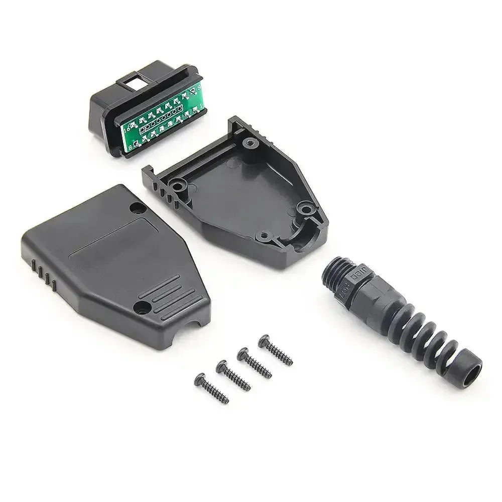 Uniwersalny 16-pinowy adapter męski OBD2 z wtyczką