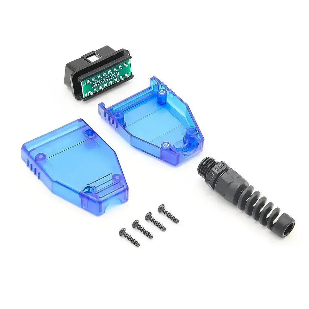 Uniwersalny 16-pinowy adapter męski OBD2 z wtyczką