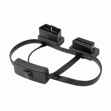 Uniwersalny (A0055) | 16-pinowa płaska przedłużka OBD2 z przełącznikiem (60 cm) | Interfejs