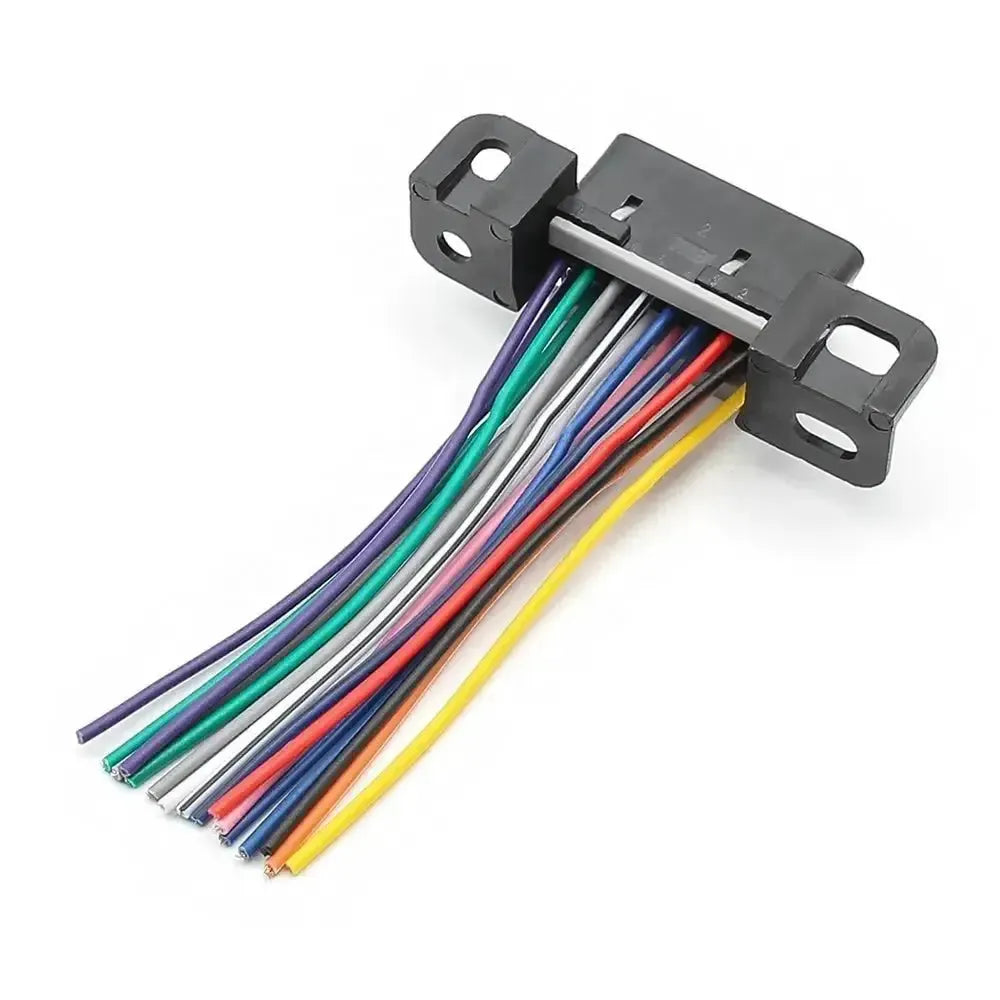 Uniwersalny 16-pinowy port OBD2 (gniazdo żeńskie) z 16 otwartymi końcówkami kabli - 10 cm
