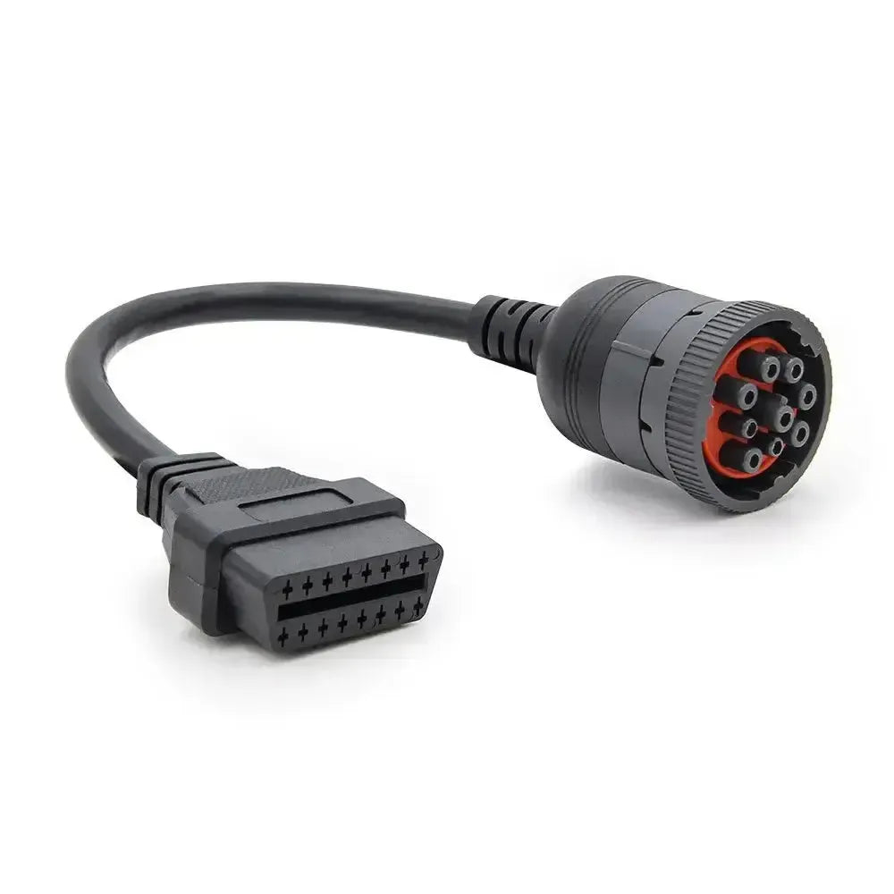Uniwersalny 9-pinowy J1939 do 16-pinowego OBD2 Kabel adapter – Pojazd użytkowy i roboczy