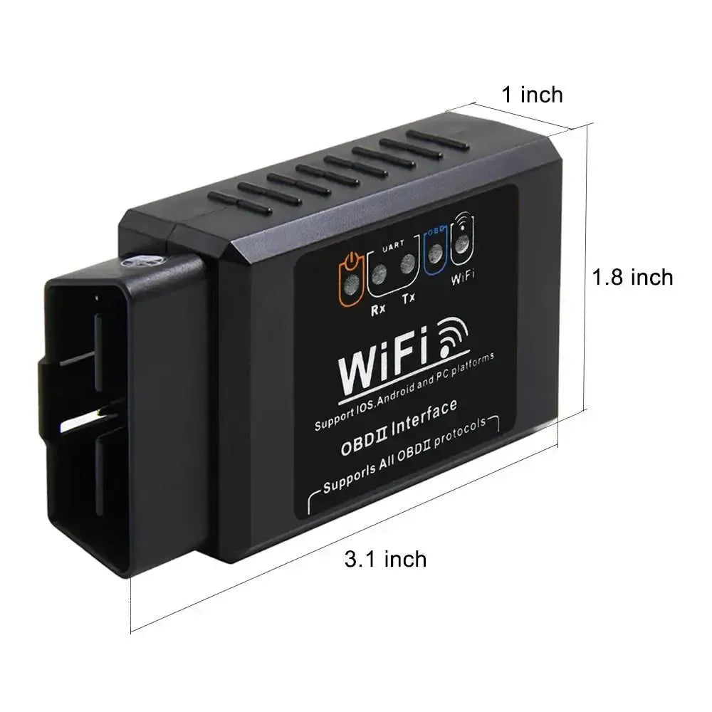 Uniwersalny interfejs ELM327 WiFi z wskaźnikiem