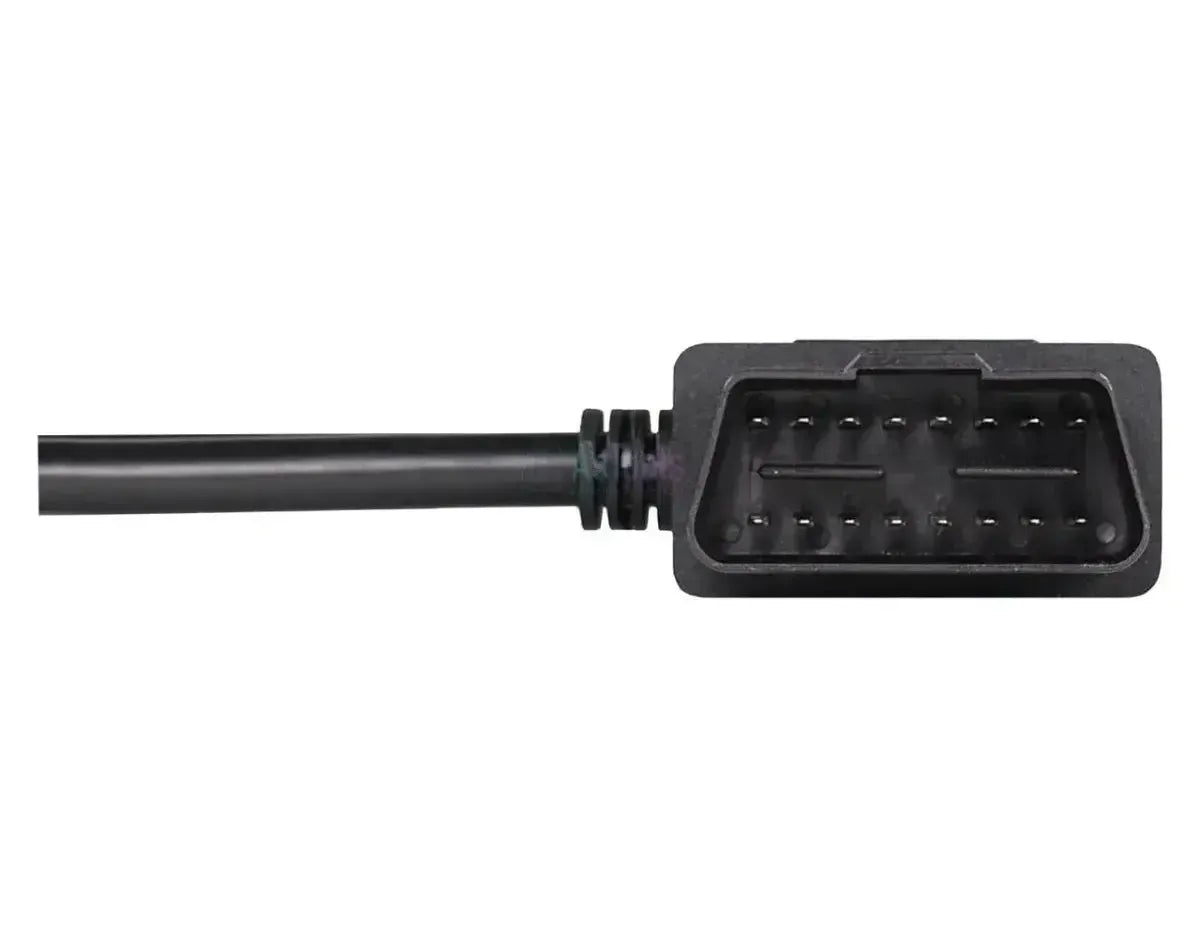 Uniwersalny płaski 16-pinowy przedłużacz i rozdzielacz OBD2 2-częściowy 30 cm